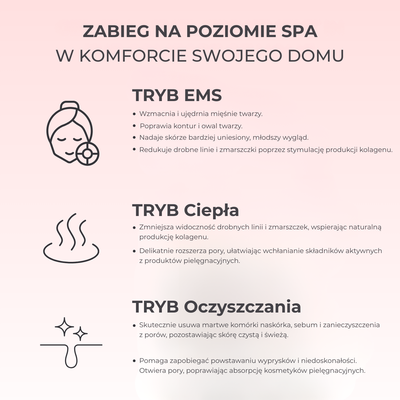 Masażer do twarzy LED 7-w-1